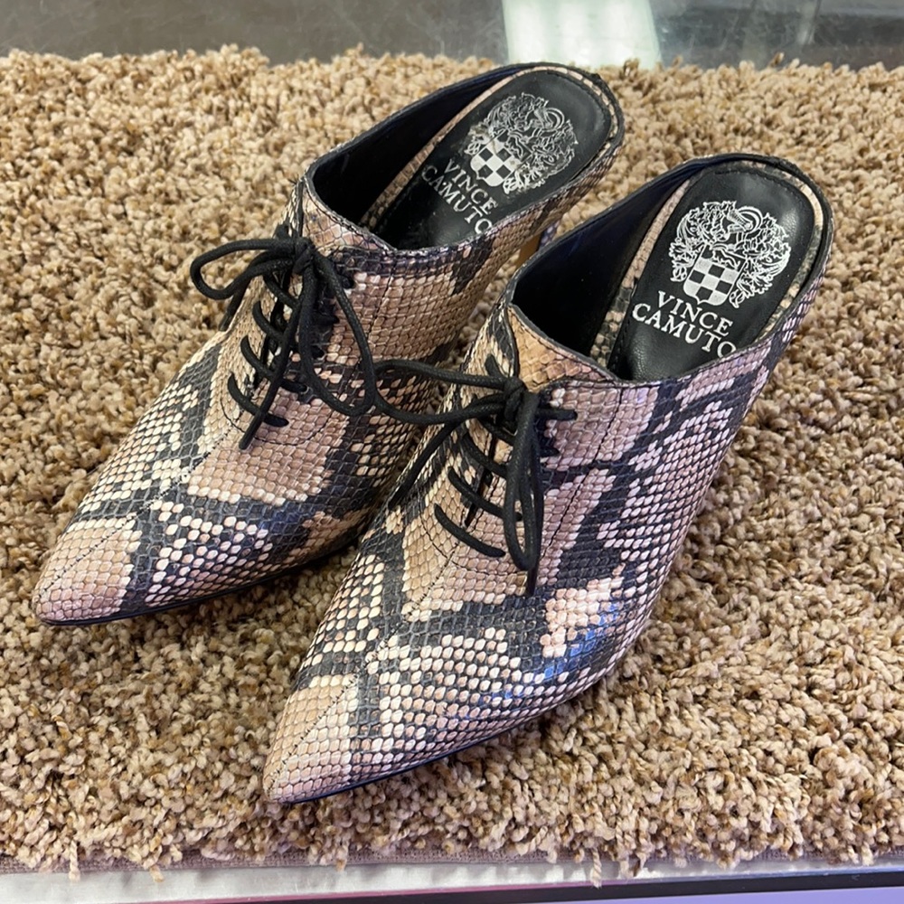 Vince Camuto Snakeskin Heels